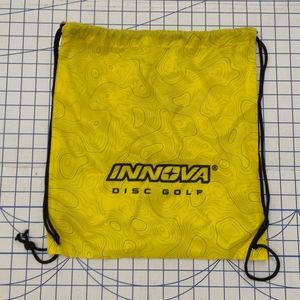 Innova Disc Golf Bag Yellow/Black Topography Map Print